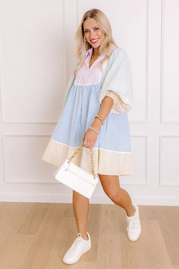 Full Of Joy Color Block Mini Dress sold by Impressions