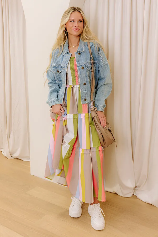 Sunny Stroll Stripe Maxi Dress sold by Impressions product image thumbnail 5