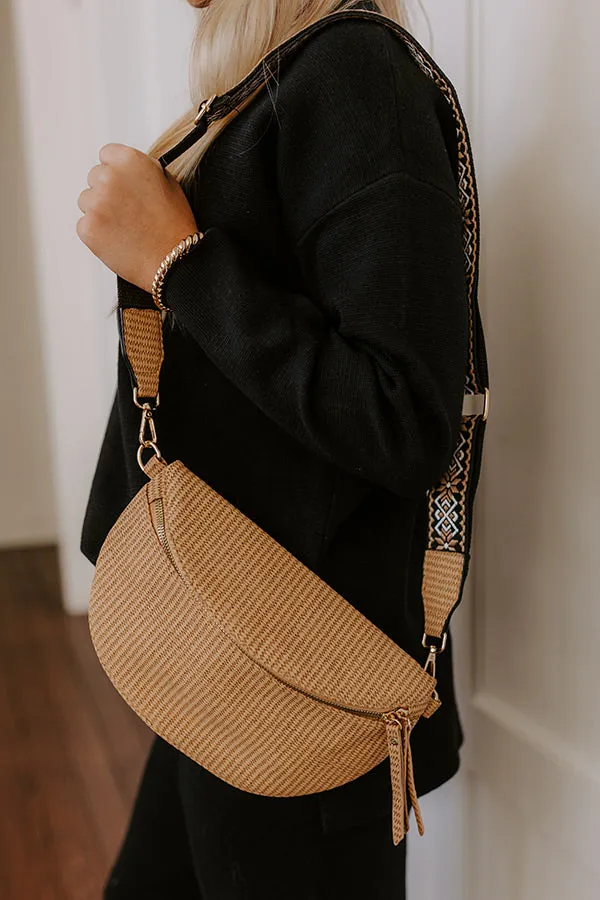 City Chic Faux Leather Fanny Pack in Tan sold by Impressions