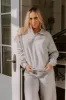 Cozy Lifestyle Vintage Wash Pullover in Grey sold by Impressions