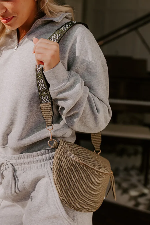 City Chic Faux Leather Fanny Pack in Sage sold by Impressions