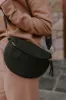 City Chic Faux Leather Fanny Pack in Black sold by Impressions