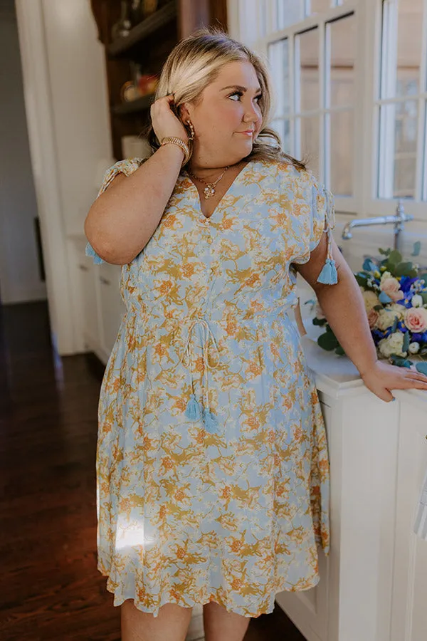 Kind Moment Floral Mini Dress Curves sold by Impressions product image thumbnail 5