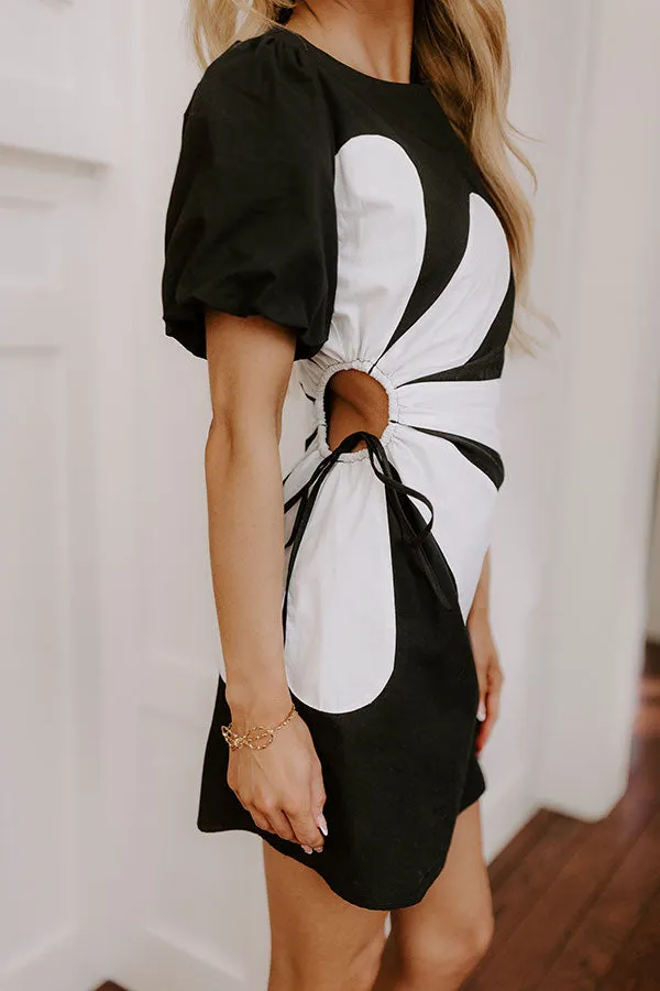 Make A Statement Cut Out Mini Dress in Black sold by Impressions product image thumbnail 4