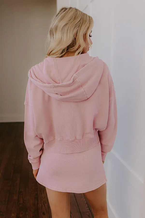 Always On The Go Vintage Wash Sweater in Pink sold by Impressions product image thumbnail 5