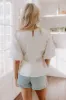 Make A Statement Floral Peplum Top In White sold by Impressions