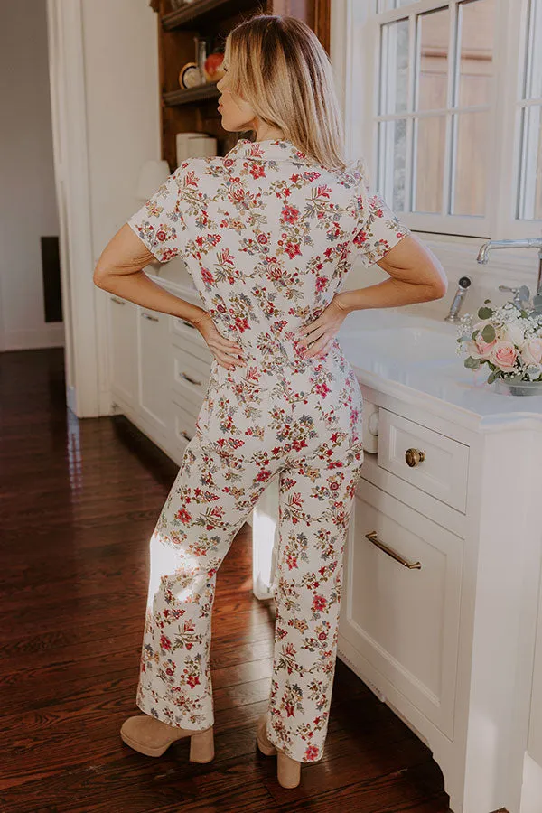 Napa Valley Ready Floral Denim Jumpsuit sold by Impressions product image thumbnail 4