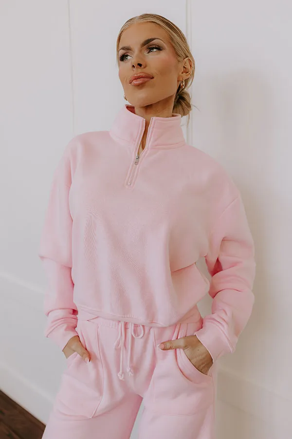 Cozy Lifestyle Vintage Wash Pullover in Pink sold by Impressions product image thumbnail 3