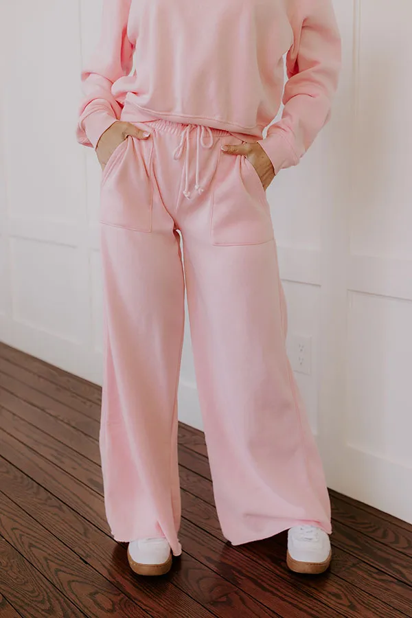 Cozy Lifestyle High Waist Vintage Wash Pants in Pink sold by Impressions product image thumbnail 2