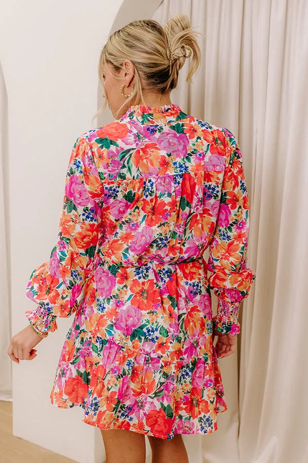 Blooming Personality Button Down Mini Dress sold by Impressions product image thumbnail 3