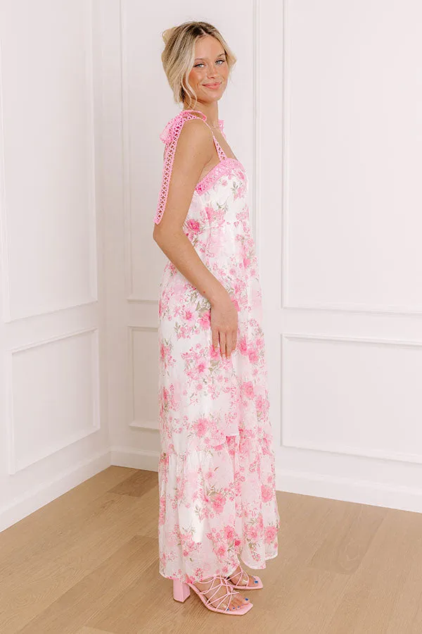 Countryside Estates Floral Maxi Dress in Pink sold by Impressions product image thumbnail 3