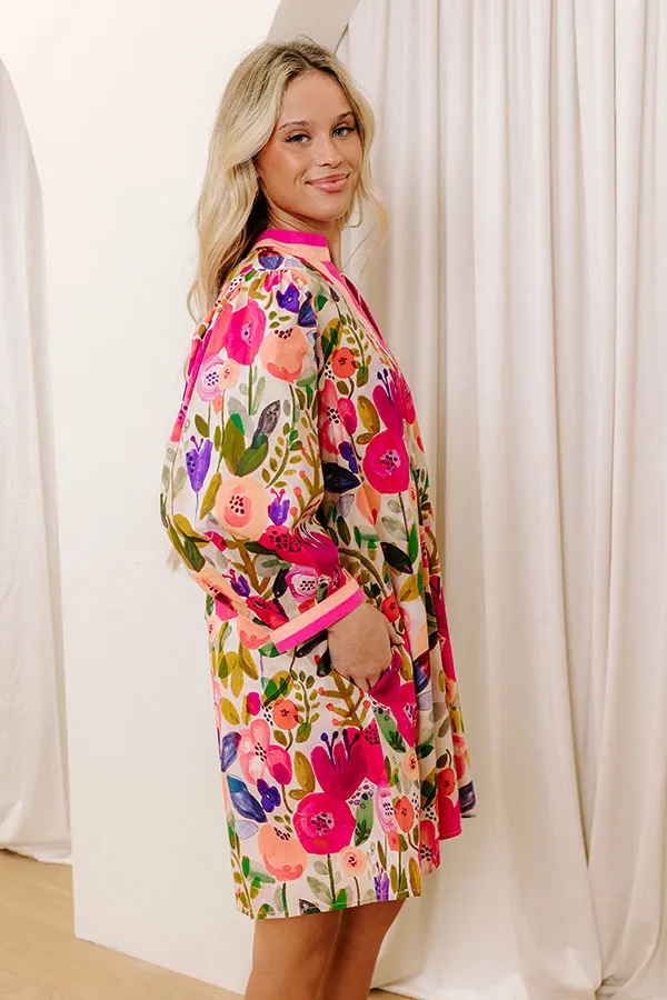 Life In Full Bloom Mini Dress in Pink sold by Impressions product image thumbnail 3