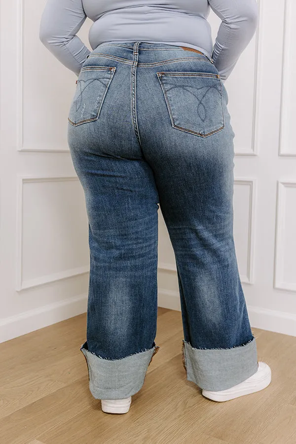 JUDY BLUE Wrenley High Waist Wide Leg Jean Curves sold by Impressions product image thumbnail 4