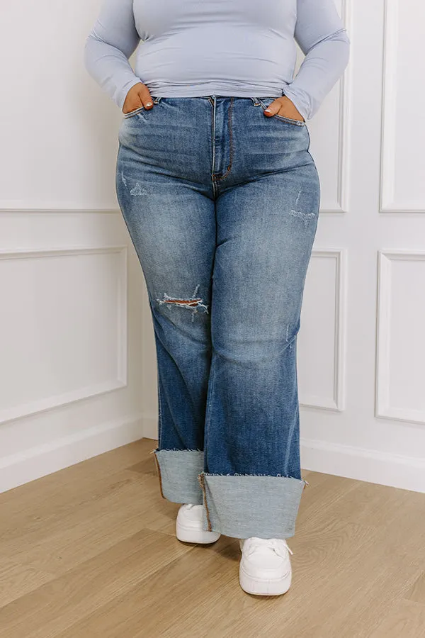 JUDY BLUE Wrenley High Waist Wide Leg Jean Curves sold by Impressions product image thumbnail 2