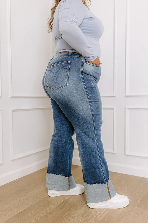 JUDY BLUE Wrenley High Waist Wide Leg Jean Curves sold by Impressions product image thumbnail 3