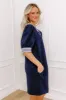 Yacht Club Livin' Mini Dress in Navy sold by Impressions