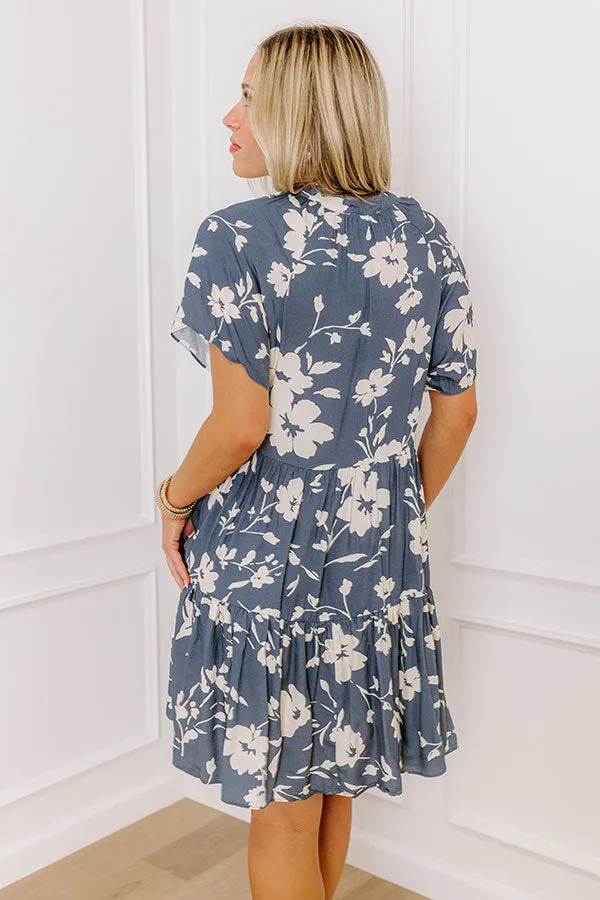 So Cheerful Floral Mini Dress sold by Impressions product image thumbnail 4