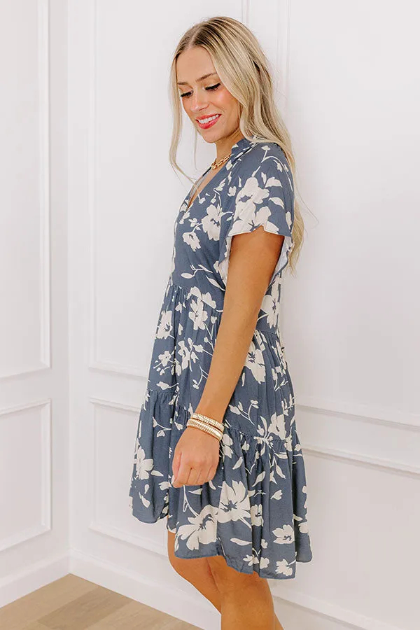 So Cheerful Floral Mini Dress sold by Impressions product image thumbnail 3