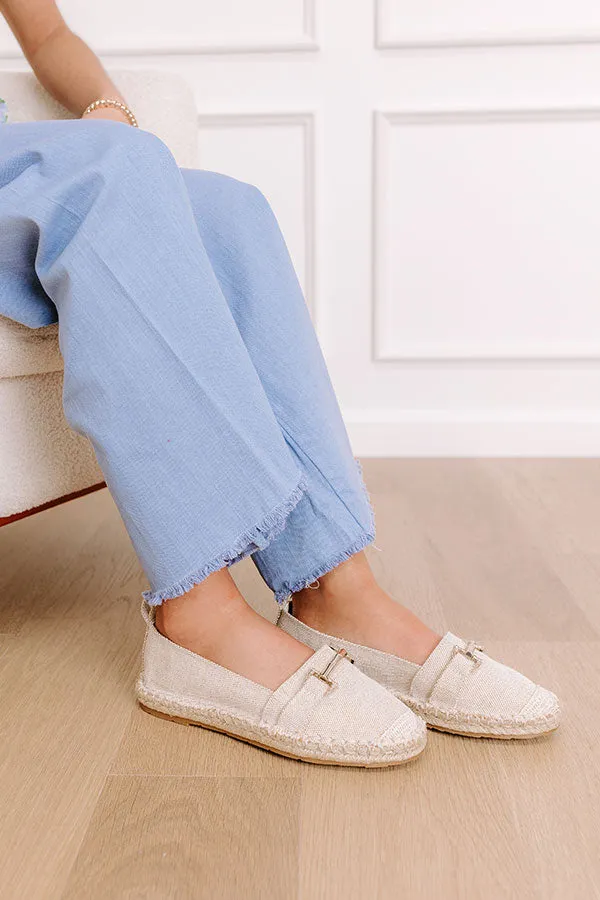 The Ellie Espadrille Flat in Oatmeal sold by Impressions product image thumbnail 4