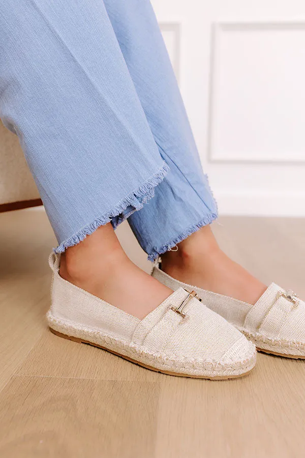 The Ellie Espadrille Flat in Oatmeal sold by Impressions product image thumbnail 2