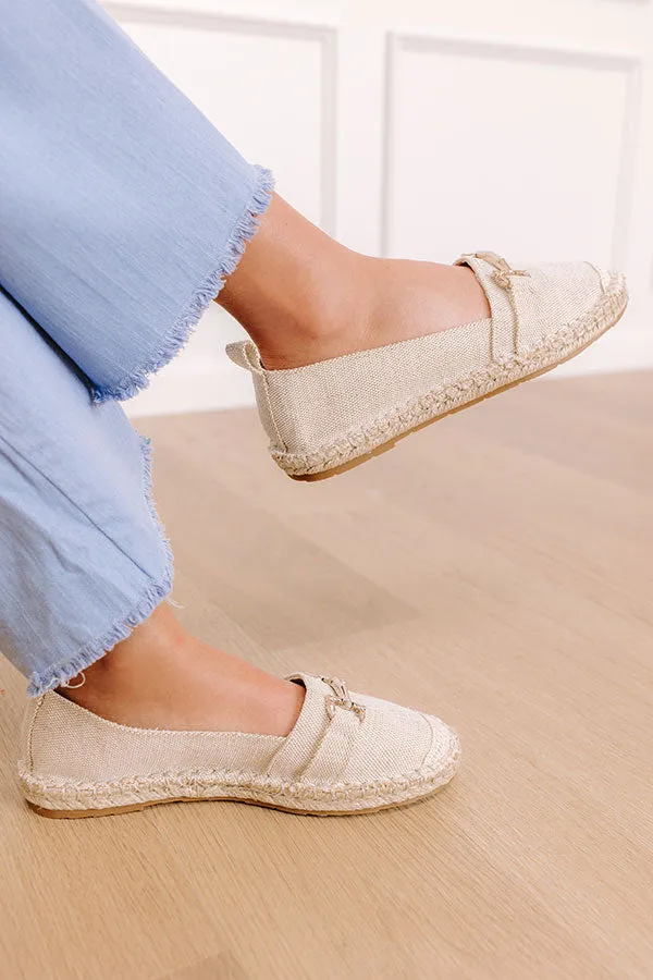 The Ellie Espadrille Flat in Oatmeal sold by Impressions product image thumbnail 3
