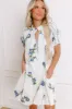 Blooming Smile Floral Mini Dress sold by Impressions