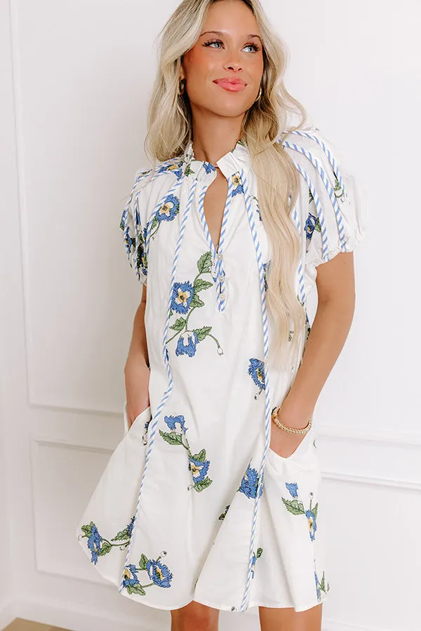 Blooming Smile Floral Mini Dress sold by Impressions