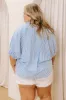 Country Club Gathering Stripe Top Curves sold by Impressions
