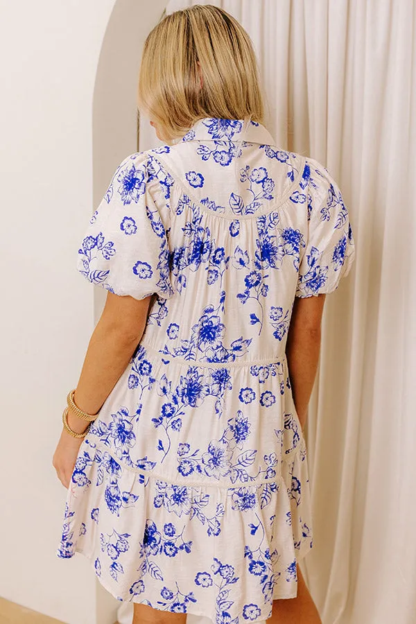 Tea Garden Chic Floral Mini Dress sold by Impressions product image thumbnail 5