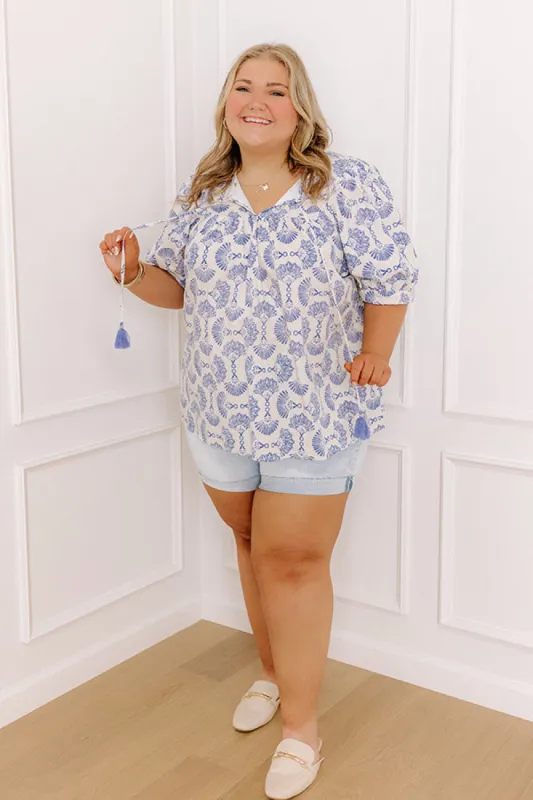 Good Times And Shorelines Shift Top Curves sold by Impressions
