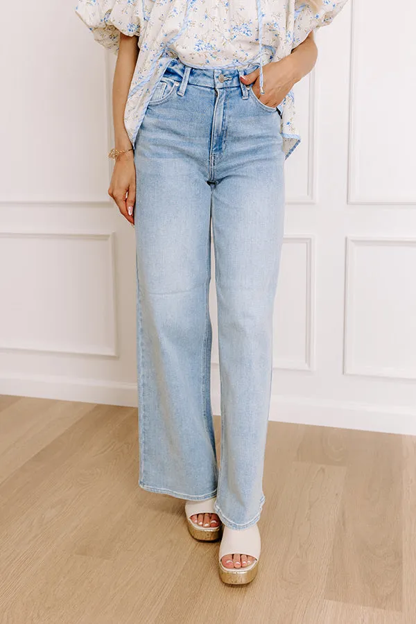 JUST USA Carley High Waist Wide Leg Jean in Light Wash sold by Impressions product image thumbnail 2
