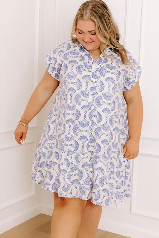 Good Times And Shorelines Mini Dress Curves sold by Impressions
