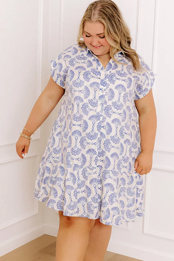 Good Times And Shorelines Mini Dress Curves sold by Impressions