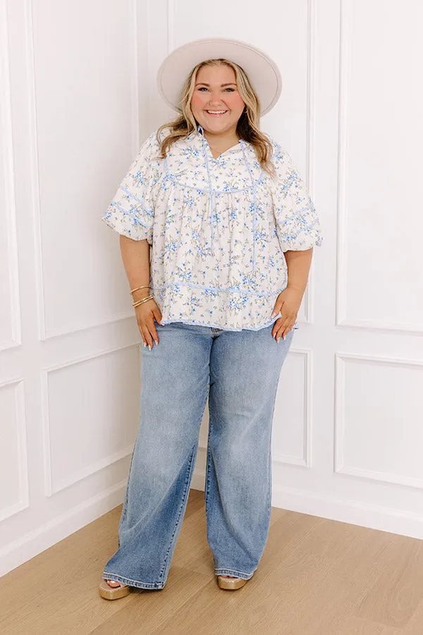 Tea House Social Floral Top Curves sold by Impressions product image thumbnail 2