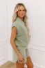 Street Style Scuba Top in Sage sold by Impressions