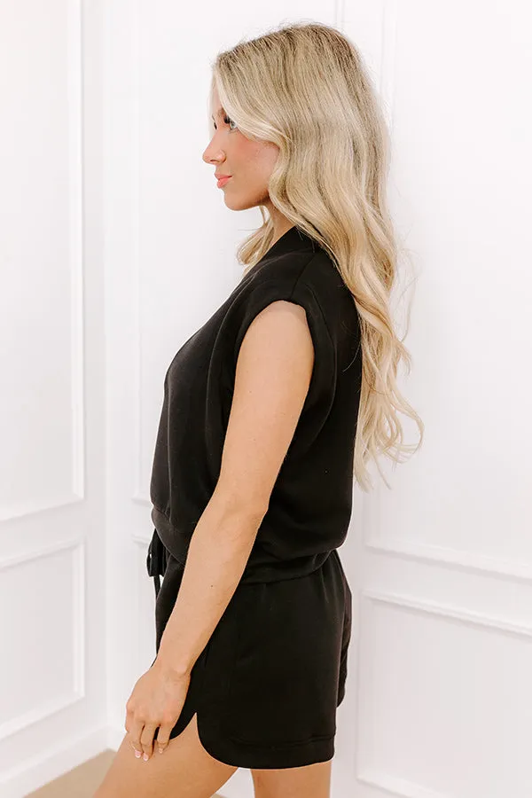 Street Style Scuba Top in Black sold by Impressions product image thumbnail 3