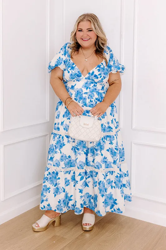 French Gardens Floral Midi Dress Curves sold by Impressions