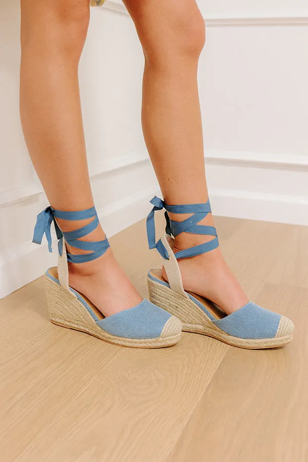 The Brianna Denim Wedge in Medium Wash sold by Impressions product image thumbnail 3