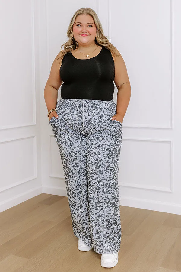 Boho Feels High Waist Jacquard Knit Pants Curves sold by Impressions