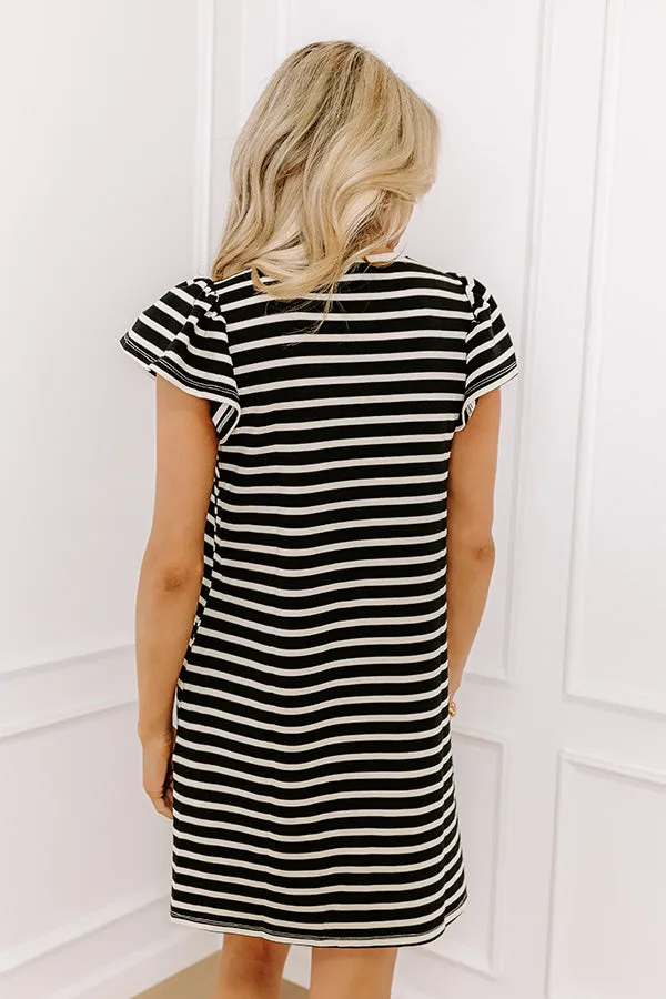 Bold Bands Front Tie Mini Dress sold by Impressions product image thumbnail 4