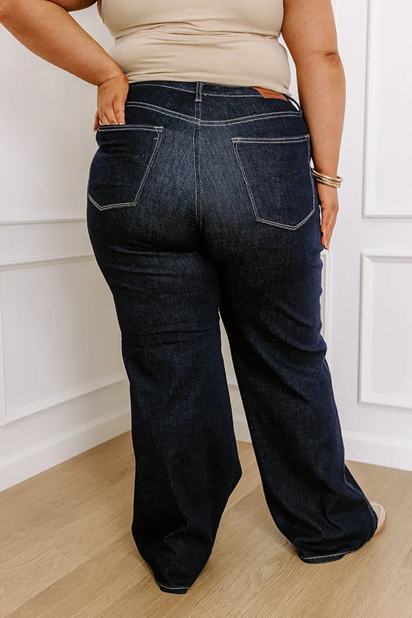 JUDY BLUE Saylor High Waist Wide Leg Jean Curves sold by Impressions product image thumbnail 3