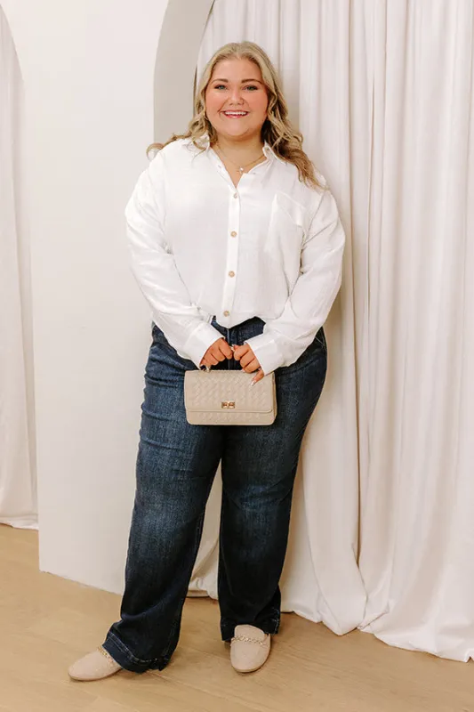 JUDY BLUE Alana High Waist Wide Leg Jean Curves made by Judy Blue