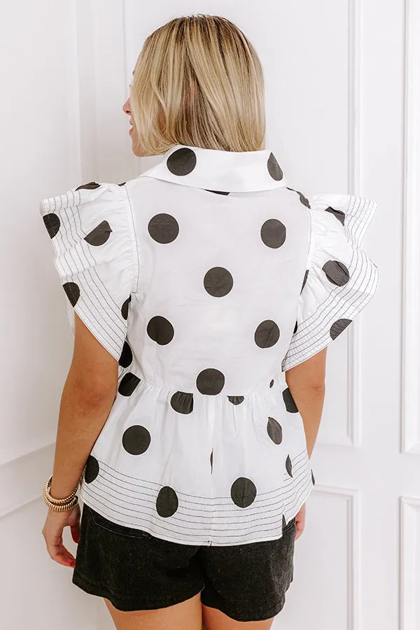 Spot On Peplum Top sold by Impressions product image thumbnail 4