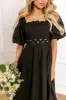 Margaritas Please Cut Out Midi Dress in Black sold by Impressions