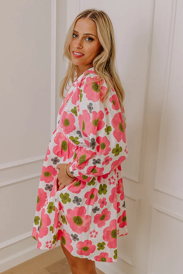 Happy Blooms Floral Mini Dress sold by Impressions product image thumbnail 5