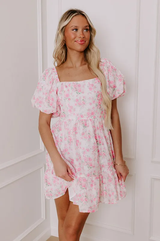 Classic Love Story Floral Mini Dress sold by Impressions