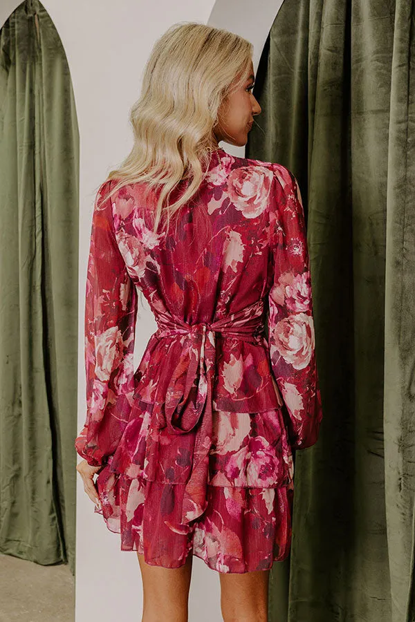 Date Night Dreaming Floral Mini Dress sold by Impressions product image thumbnail 4