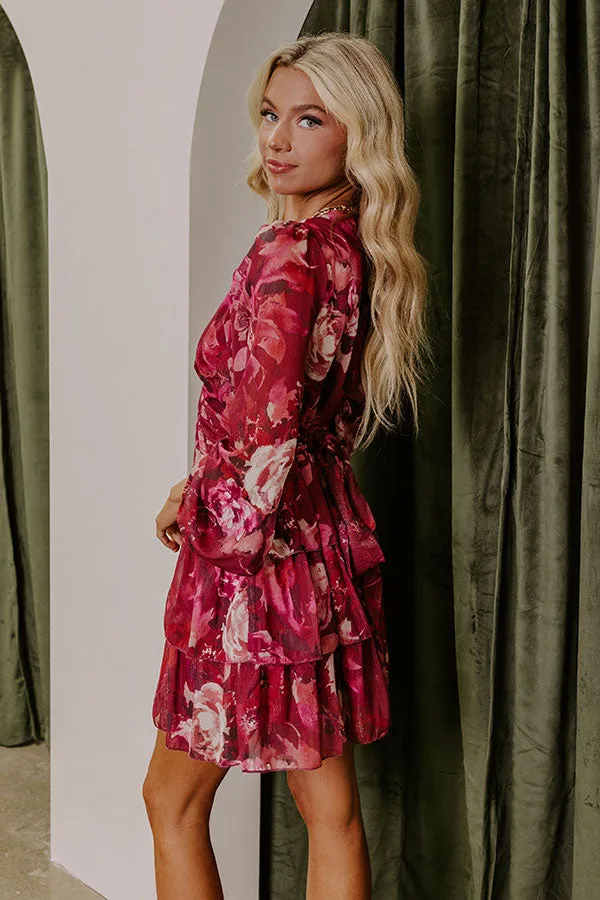 Date Night Dreaming Floral Mini Dress sold by Impressions product image thumbnail 3