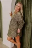 Candlelit Dinner Floral Jacquard Mini Dress sold by Impressions
