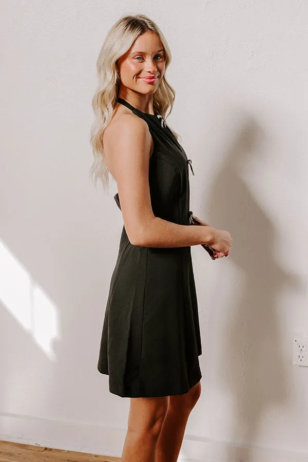 Chic Coquette Halter Mini Dress sold by Impressions product image thumbnail 4